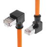 China Cables de Alvin Cat6 Cable RJ45 blindado 1 pie hacia arriba Profinet para robótica PLC wholesale