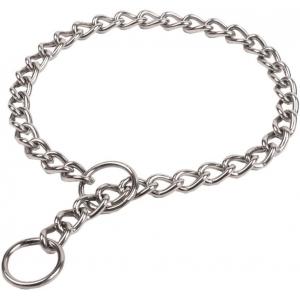 Snake Choke Chain For Dogs Nickel Plated Chrome Plated Dog Training Choke Collar