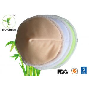 China Organic Cotton Bamboo Nursing Pads With Contoured Shape Ultra Thin And Soft supplier