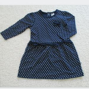 China Cotton Spandex Knitted Long Sleeve Baby Dress Print Jersey supplier