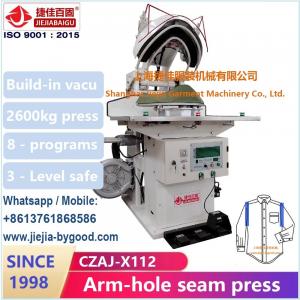 220V high pressure Arm Hole seam Sleeve Press Machine For Seam Sealing shirt ironing machine