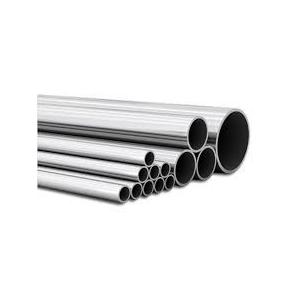 China Natural Silver Color Round Steel Pipe , Welded Steel Pipe Nitric Acid Resistant supplier