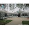 China Outdoor Transparent Glass Wall Pagoda Party Tent for DIY Shop , 12 x 18M wholesale