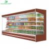 China Supermarket Open Front Display Fridge For Vegetable / Fruit / Drink wholesale