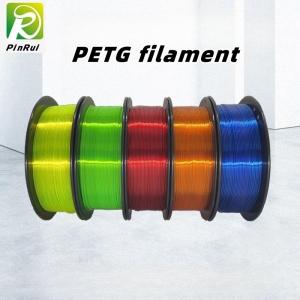China 3D filament PETG Printing High Transparent  PETG Filament  pla filament supplier
