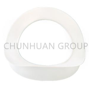 White Anti Aging Shape Solid Pure PTFE Envelope Gasket