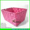 LDKZ-033 Various candy color storage basket pp tute woven home straw laundry