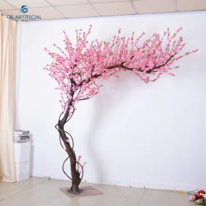 China Artificial Cherry Spring Plum Peach Blossom Flower Branch For Office Building supplier
