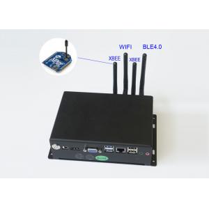China J1900 Processor Industrial Box PC With WiFi Bluetooth And 2 XBEE PRO S2C Modules supplier