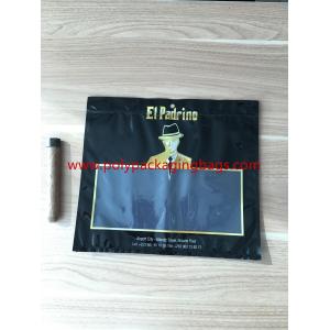Large - Capacity  Cigar Plastic Bags Sponge Humidification System Hold Ten  Cigarette
