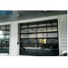 Motorized Aluminum Frame Glass Insulated Clear Garage Door