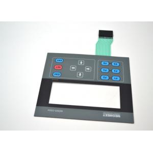China Dust Proof Metal Dome Membrane Switch With Embossed Tactile On The Top Layer wholesale