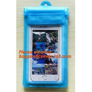 Custom printed phone accessories plastic pvc zipper bag, PVC Waterproof Phone Pouch,Phone Waterproof Bag With A Luminous