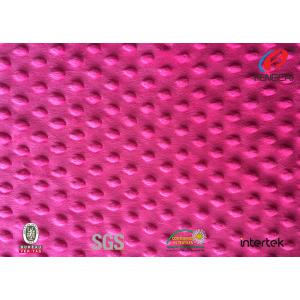 China Coral Polyester Minky Plush Fabric Baby Blanket Material Fire Retardant supplier