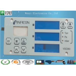 China Multi Layer Circuit Polydome Switch Control Keypad Panel Four Display Window Easy Pull Strip supplier