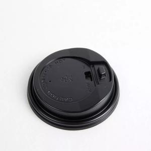 Leak Proof Disposable Plastic Lids , Eco Friendly Coffee Lids For Milk Tea Paper Cup