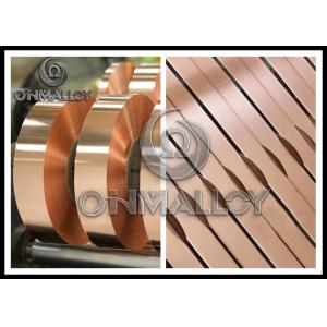 China 0.005mm~1mm thickness,Power Transformers Pure Copper Strip Elongation Good Corrosion - Resistance,bright surface supplier