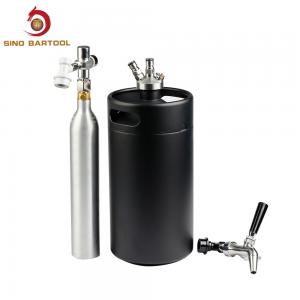 1.3 Gallon Ball Lock Mini Keg Insulated Double Wall Sodastream Beer Keg Dispense Tap