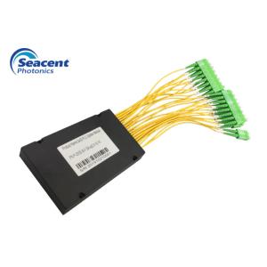 China Polarización estable del conector del divisor 2x32 FC APC del PLC del casete G657A1 wholesale