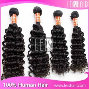 China hot selling hair products Indian deep curly virgin hair supplier