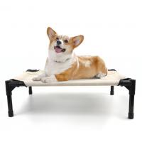 China Outdoor Raised Elevated Travel Pet Bed Cots With No Slip Feet on sale