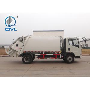 Compression Garbage Compactor Truck 3600mm Wheelbase 6570×2050×2580mm