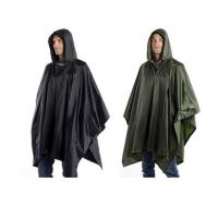 China Military Rain Cape Tactical Outdoor Gear 190T Polyester Rain Cape Poncho on sale