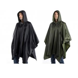 Military Rain Cape Tactical Outdoor Gear 190T Polyester Rain Cape Poncho