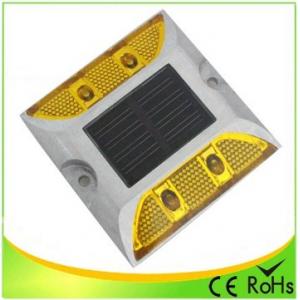 Aluminum double side 4 led road marker with high quality led solar cat eyes road stud