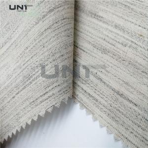 China Fashionable Exquisite Adhesive Hair Interlining For Men'S Suits supplier
