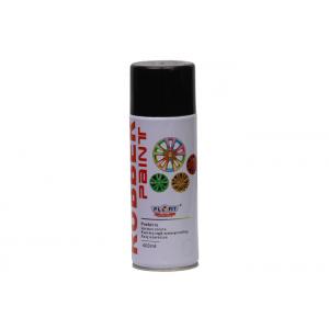 China Non Toxic Rubber Automotive Aerosol Paint , Hard Wearing Black Spray Paint For Metal supplier