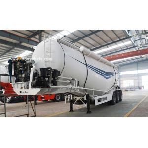 China used cement  silo tank 55 bulk cement trailer bulk semi trailer cement trailer price - TITAN VEHICLE supplier