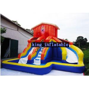 Kids Inflatable Water Slide Waterproof Backyard Bounce House Swimming Slides Pool