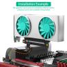 PCI E PCI Express 3.0 câble d'extension Transfert de données 1X à 16X câble d'extension