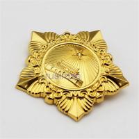Military dedicated five-pointed star badge, custom commemorative badges, custom-made metal medals, double-sided badges