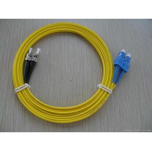 High tensile strength, flexible SC - ST Fiber Optic Patch Cord, Insertion Loss ≤ 0.2dB