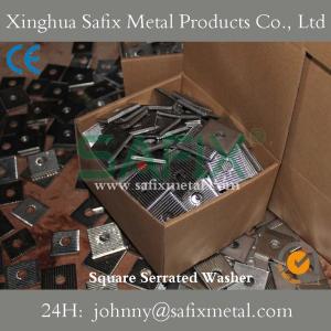 China Square Washer/ Serrated Washer/ Serration Washer/ Marble Fixing System For Stone Cladding wholesale