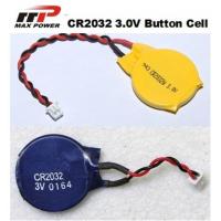 China CR2032 3V Primary Lithium Battery 210mAh , High Voltage Button Cell on sale