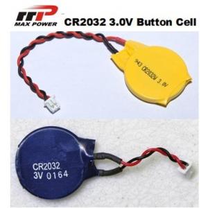 China CR2032 3V Primary Lithium Battery 210mAh , High Voltage Button Cell supplier