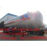 China 59600 liters ASME Material tri-axle Gas delivery trailer for sale, lpp trailer for sale, 25tons bulk propan gas trailer wholesale