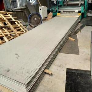 China Cold Rolled 304 Stainless Steel Plate Checkered Anti Slip supplier