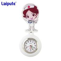 China Digital Retractable Fob Watch Nurses Clip On Fob Watch Quartz Movement on sale