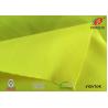 Durable Reflective Fluorescent Material Fabric , Green Reflective Fabric