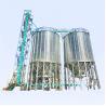 Commercial Steel Grain Bin / Metal Grain Silo For Storage Corn Long Service