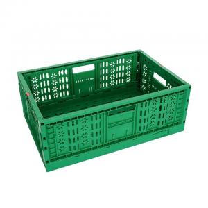 China PE/PP Material Small Foldable Plastic Storage Box Crates for Easy Storage supplier