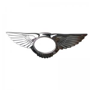 China 3W0853621A Bentley Flying Spur Front Grill Wings Silver Badge Emblem supplier