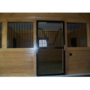 China Sliding Door Customized Wooden Horse Stable Bamboo Material Horse Stall supplier