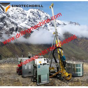 China 23.5kw Engine Man Portable Drilling Rig Full Hydraulic Core 200m Drilling Capacity supplier