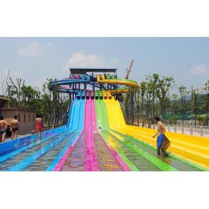 China Adult Water Park Equipment / Outdoor Playground Water Slide Customized Size supplier