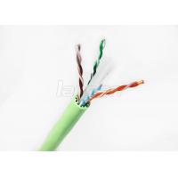 China High Speed Transmission Cat6A Lan Cable Rohs Jacket PE Insulation 1000ft / 305m on sale